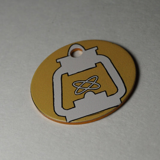 The Railroad Oval Dog Tag