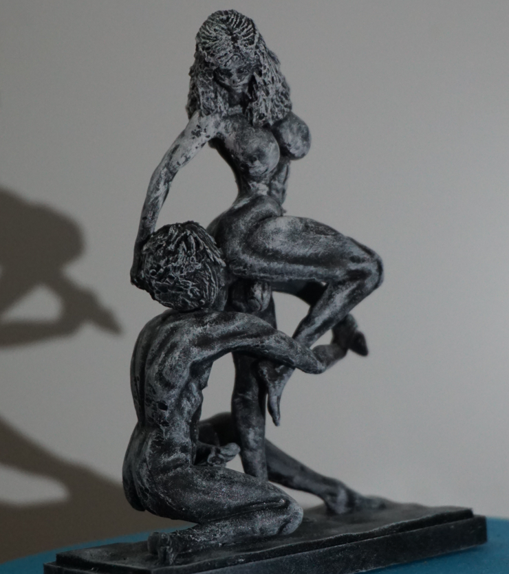 Intertwined Desires - Sculpture and Tabletop Decoration Transgender Trans Statue