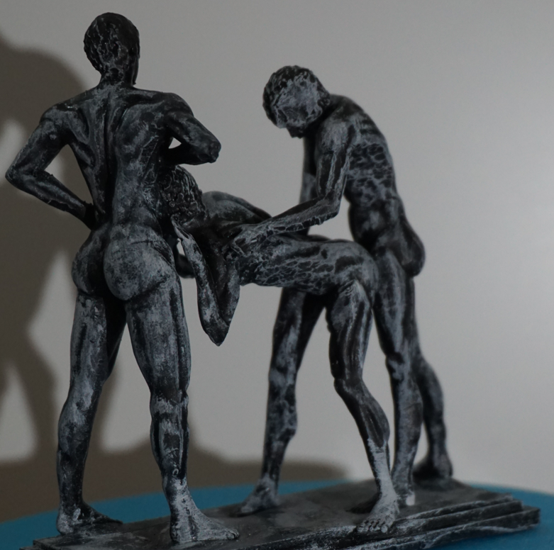 The Male Ritual - Sculpture and Tabletop Decoration Gay statue