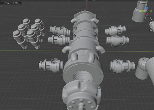 REPLICA Q35 Matter Modulator | Realistic Size