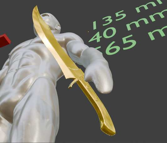 The Great Dagger Non functional Durable Plastic Replica Cosplay Piece