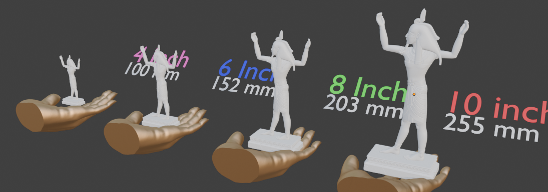 Shu Statue | Egyptian God of Air & Wind Sculpture | Ancient Egypt Deity Figurine | God of the Atmosphere | Egyptian Mythology Decor