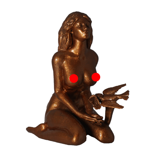 Rosetti Beata Beatrix Unclothed art Replica Statue