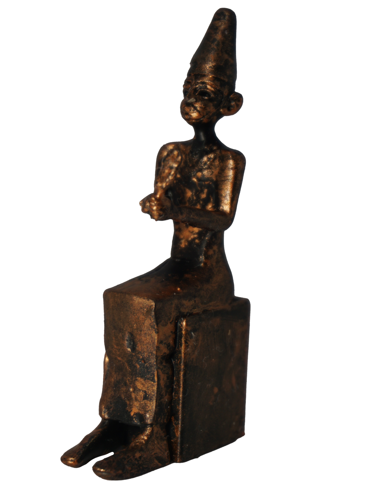 Ancient God Statue Replica, Bronze Finish, Multiple Sizes