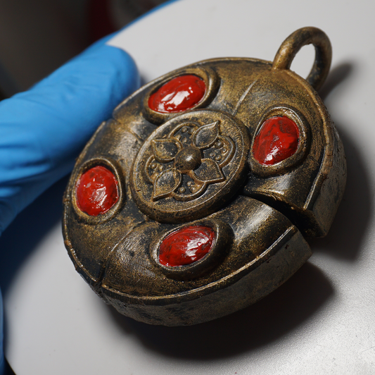 Crimson Amber Talisman Jewelry piece