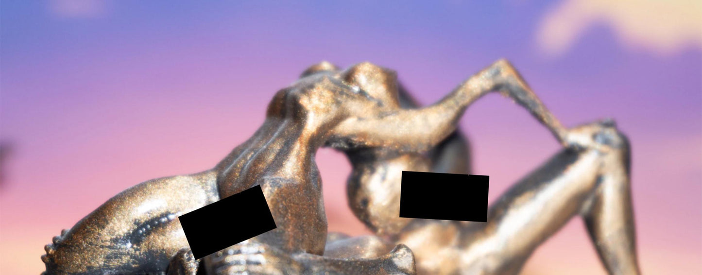 Female, Male, Sixty Nine - Sculpture and Tabletop Decoration Statue