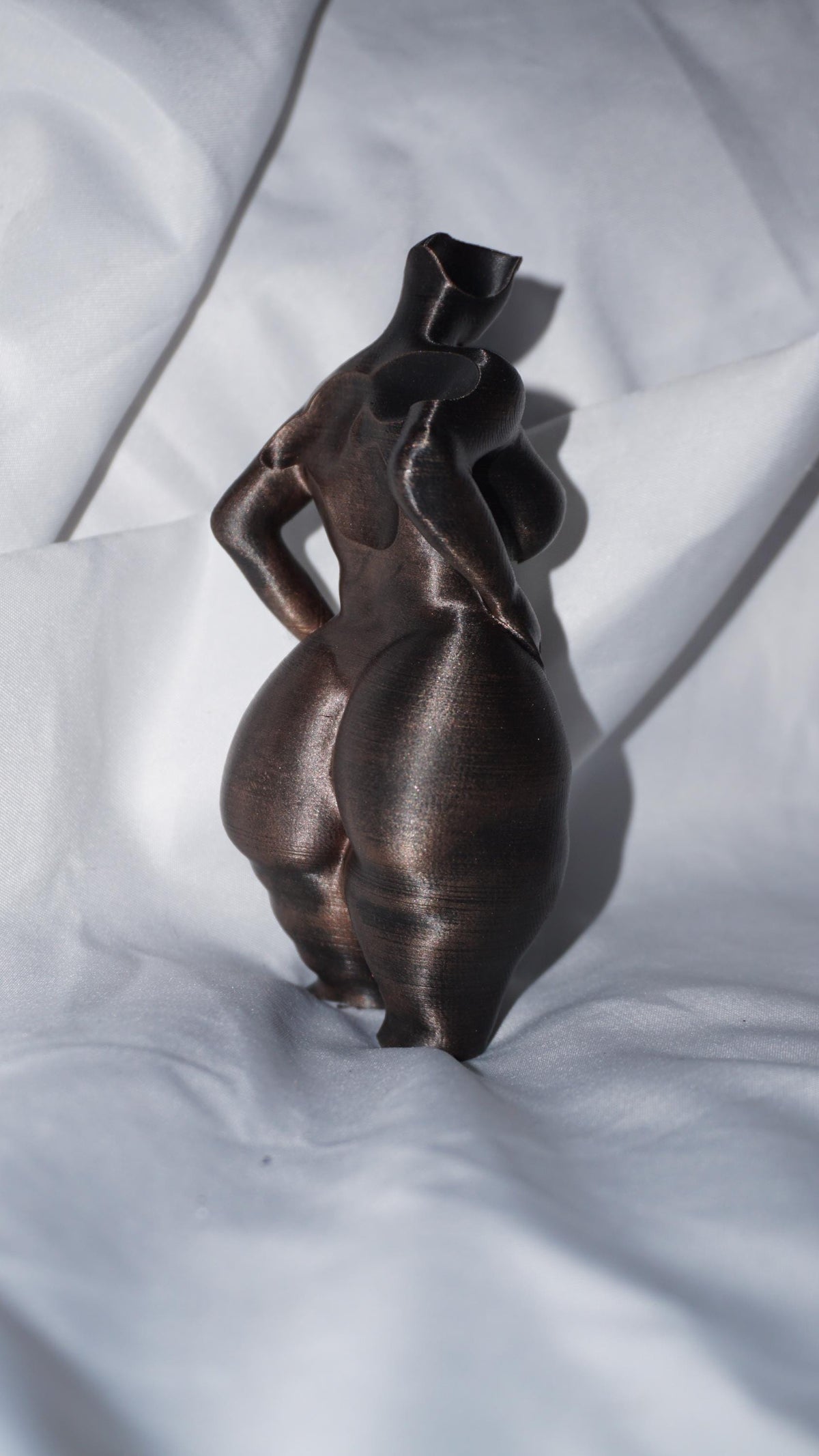 Radiant Form Sculpture, Full-Figured Elegance, Body-Positive Art