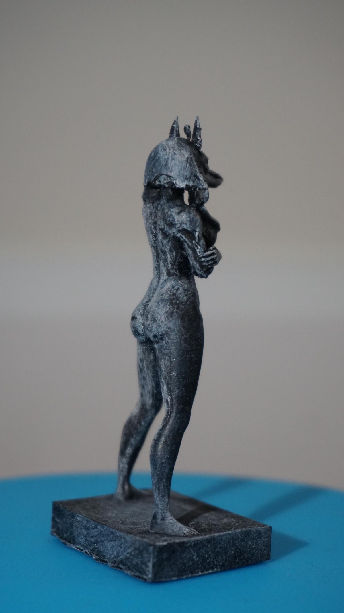 Anubis Statue: Duat Muse Headed Sculpture, 3-30 Inch Sizes