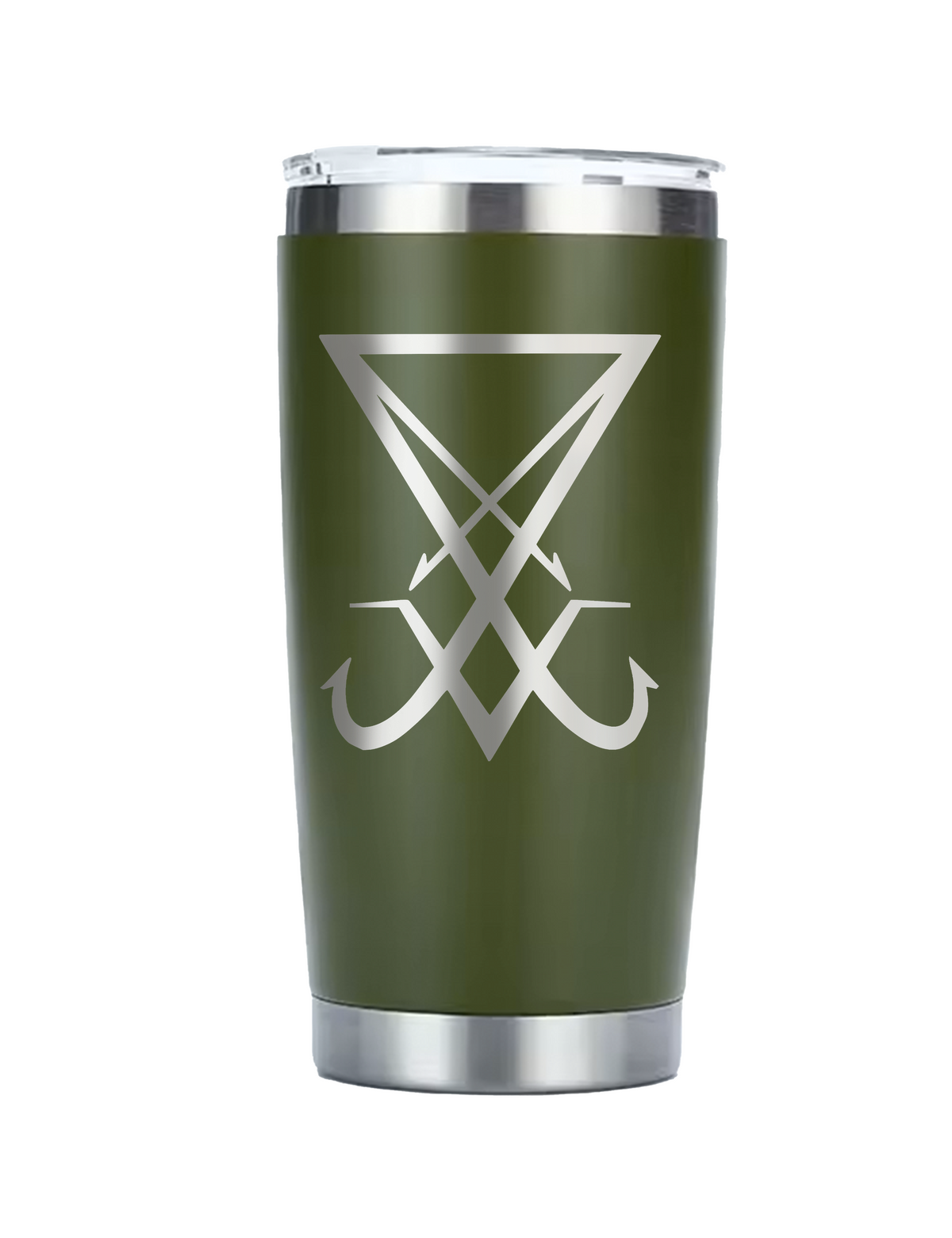 Stainless Steel Tumbler, Lucifer Sign, 20 Oz Insulated Cup