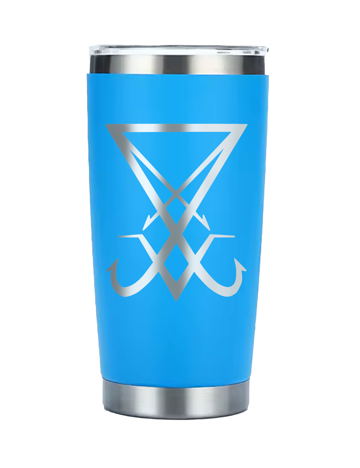 Stainless Steel Tumbler, Lucifer Sign, 20 Oz Insulated Cup