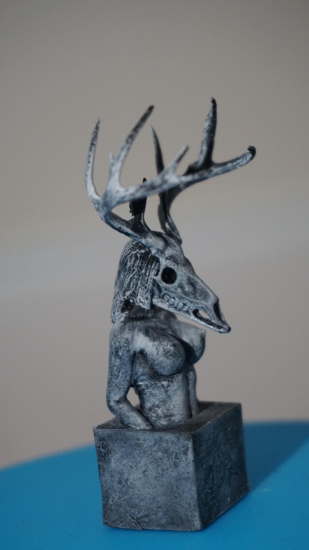 Wilderness Within – Deer Skull Muse | Sculpture