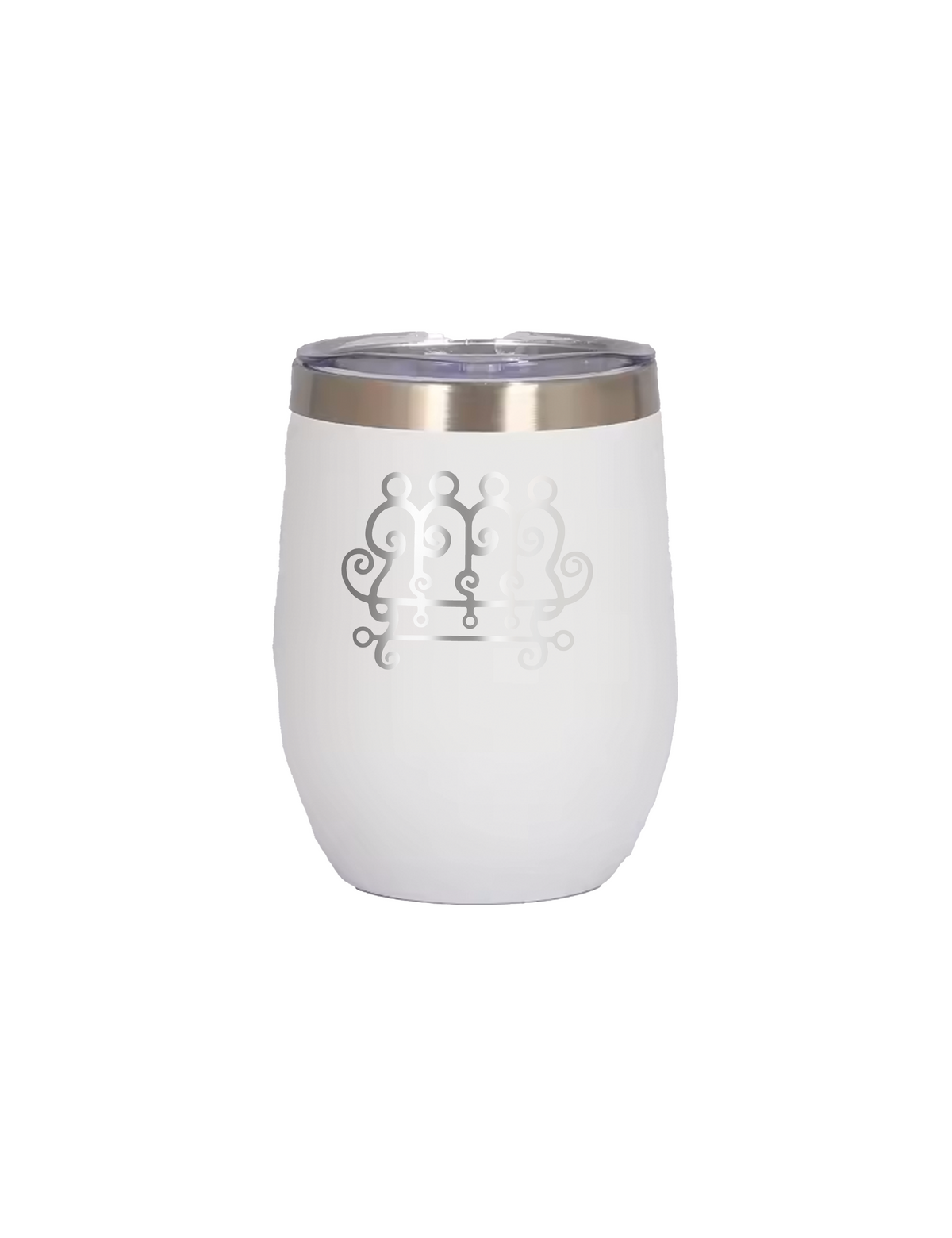 Goetia Sigils Wine Mug, 12oz Insulated Stainless Steel, Spill-Resistant