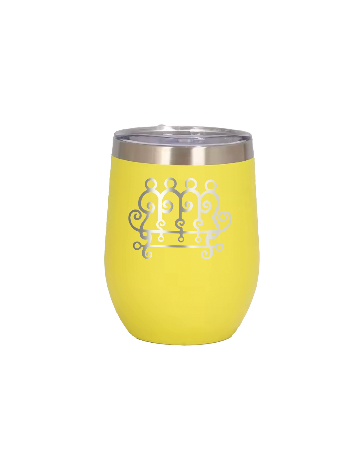 Goetia Sigils Wine Mug, 12oz Insulated Stainless Steel, Spill-Resistant