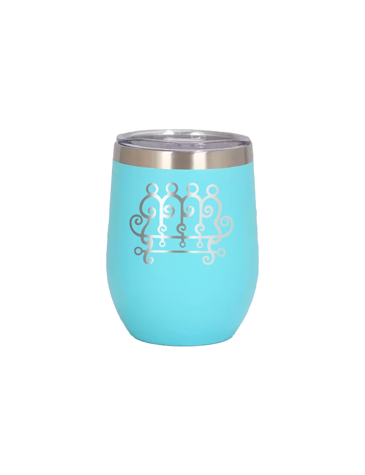 Goetia Sigils Wine Mug, 12oz Insulated Stainless Steel, Spill-Resistant