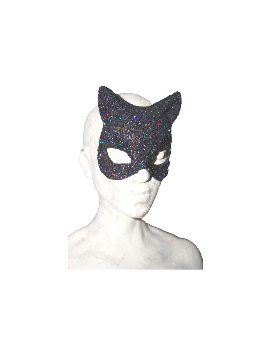 Sparkling Glitter Cat Woman Mask