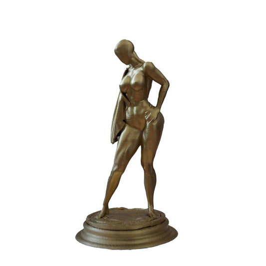 Shrouded Form – Faceless Female Figurine