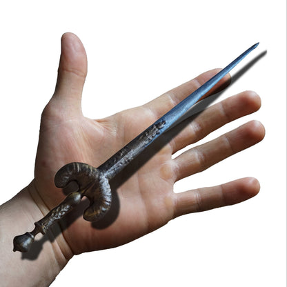 Mini Ornamental Straight Sword Non functional Durable Plastic Replica Cosplay Piece
