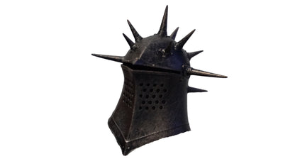Mini Spiked Elite Knight Helm Replica Miniature Format