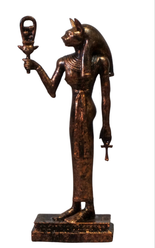 Bastet - Ancient Egyptian Goddess of Cats, Fertility & Joy Sculpture