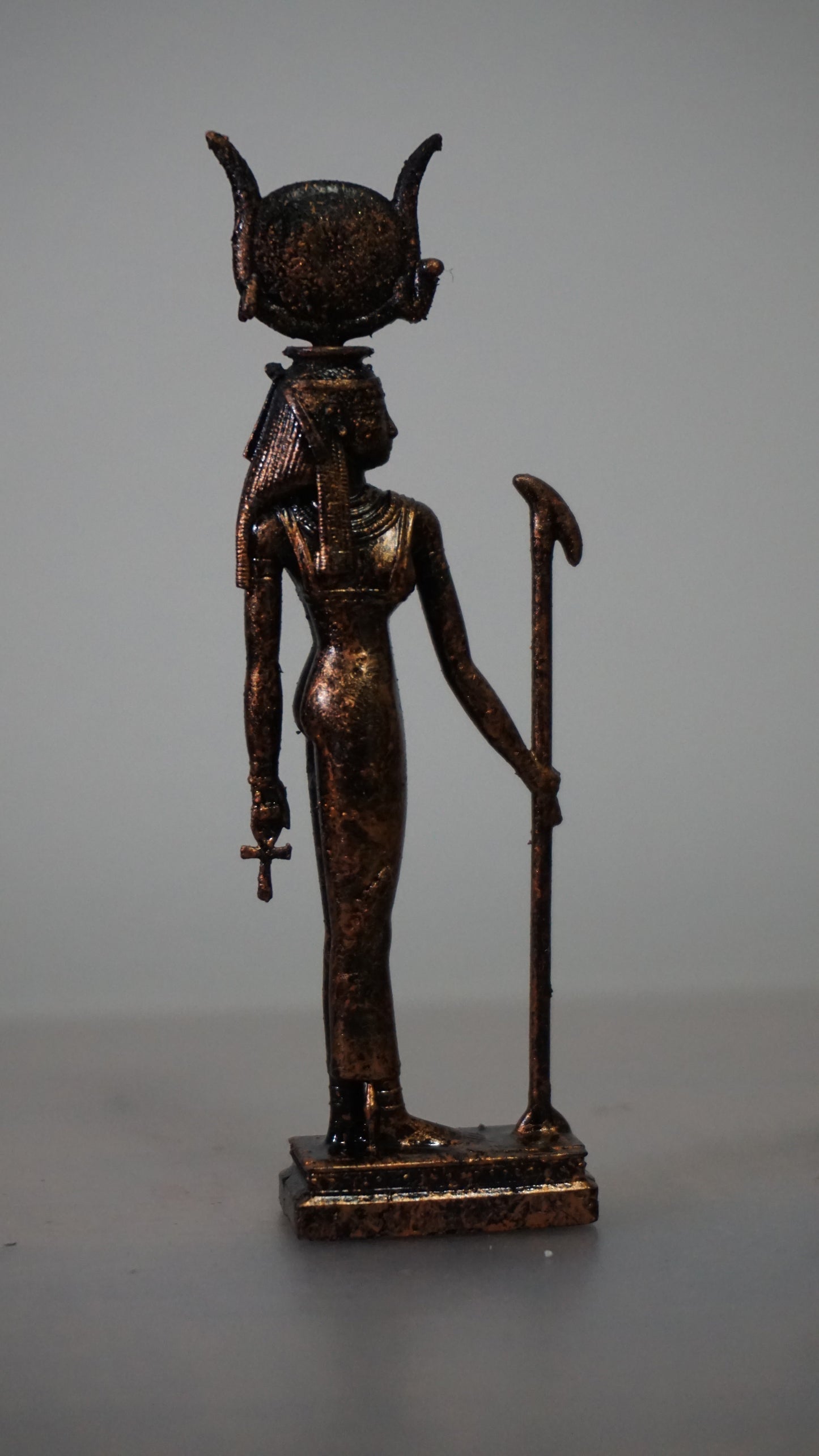 Hathor Statue | Egyptian Goddess Sculpture | Goddess of Love & Joy | Ancient Egypt Deity Figurine | Egyptian Mythology Decor