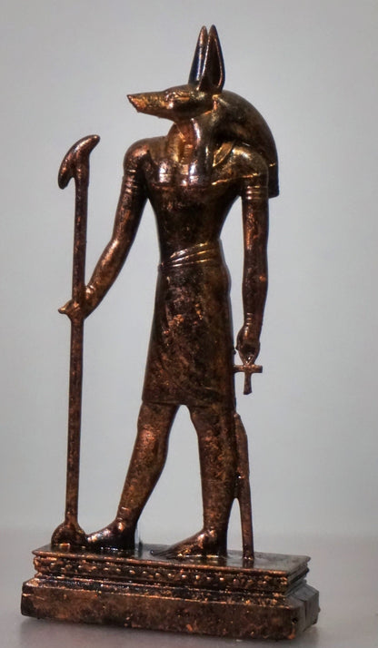 Anubis Statue | Egyptian God of the Dead Sculpture | Jackal God Figurine | Ancient Egypt Deity | Egyptian Mythology Decor  Description