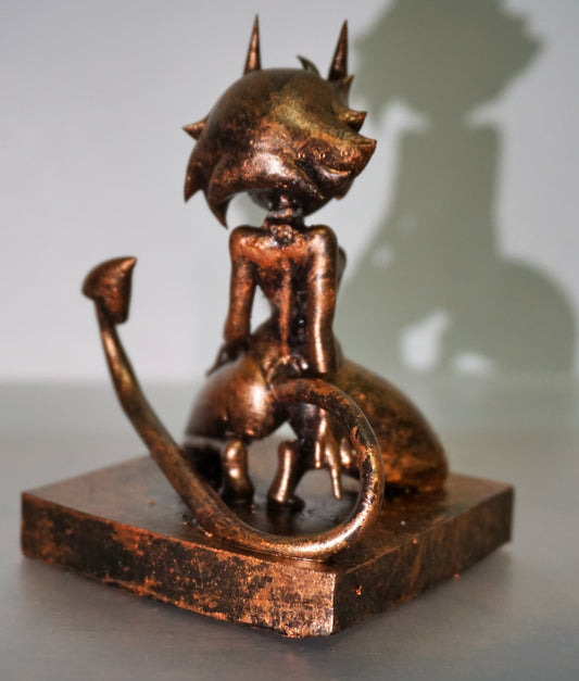 Millie Statue | Helluva Boss Inspired Demon Girl Sculpture | Female Imp Figurine | Hellaverse Collectible | Multiple Colors & Sizes (Copy)