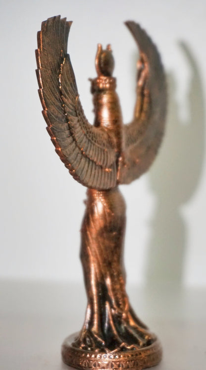 Ma'at Statue | Egyptian Goddess of Truth & Justice Sculpture | Ancient Egypt Deity Figurine | Feather of Ma'at | Egyptian Mythology Decor