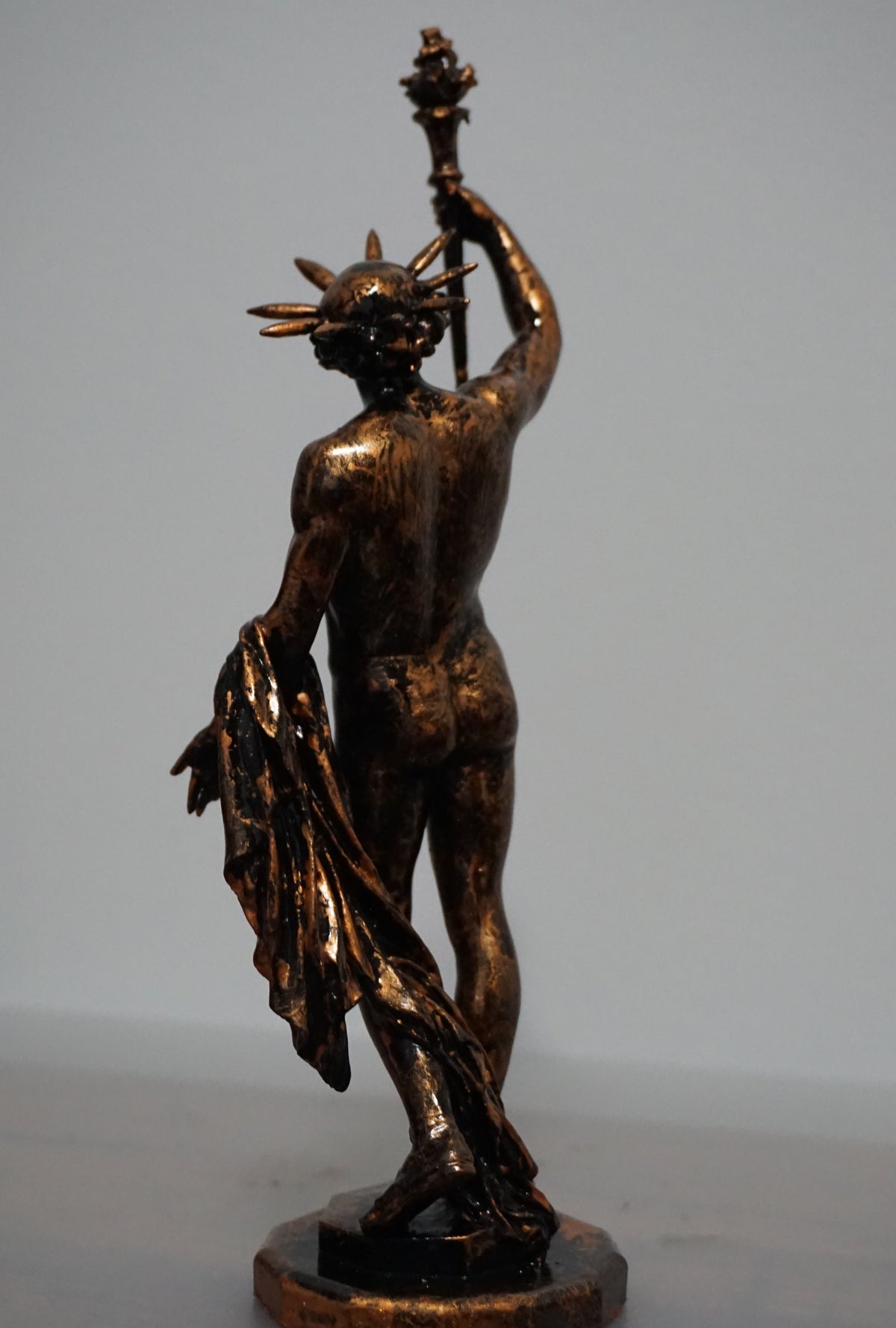 Helios Statue | Greek Sun God Sculpture | Antique Bronze Greek God Figurine | Titan God of the Sun | Ancient Greek Mythology Decor