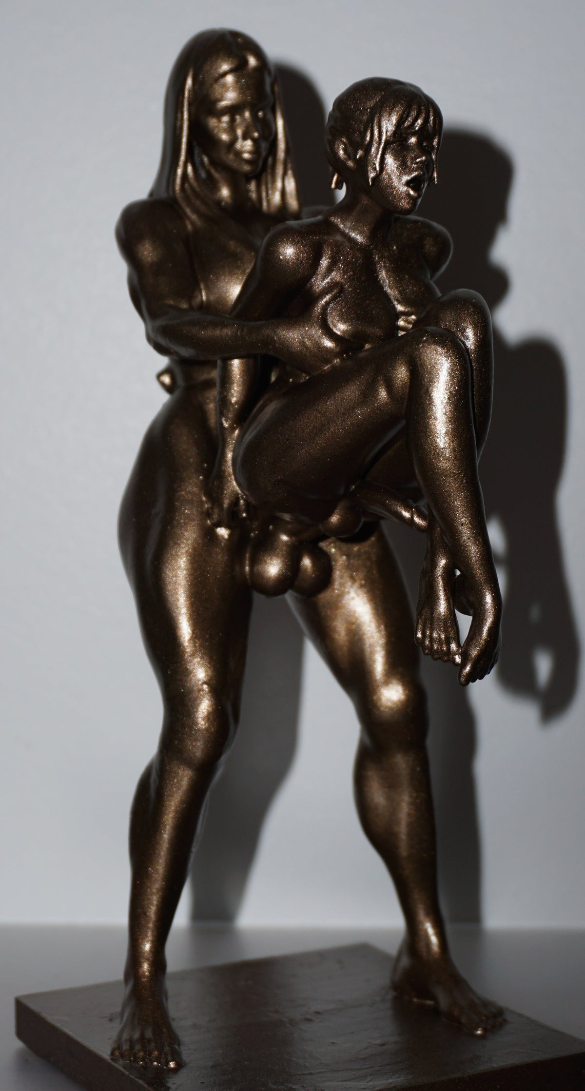 Transgender "The sensual lift" Erotic Art Sculpture and figurine