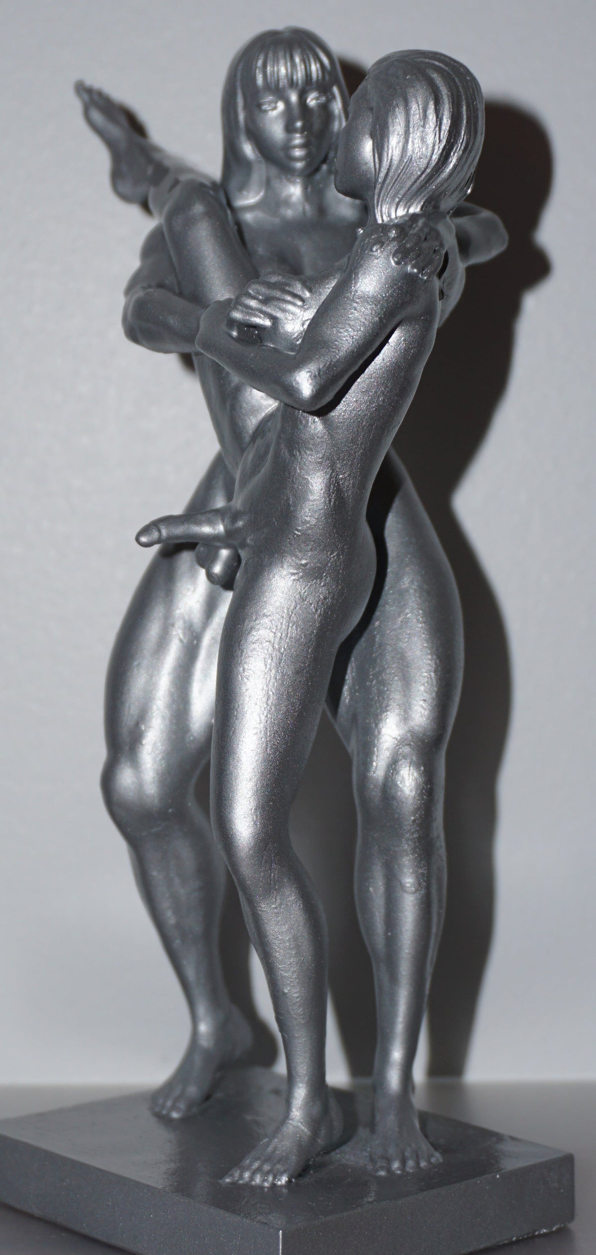 Transgender "Side Love" Erotic Art Sculpture and figurine