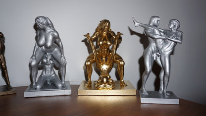 Transgender "Orc and her mistress" Erotic Art Sculpture and figurine