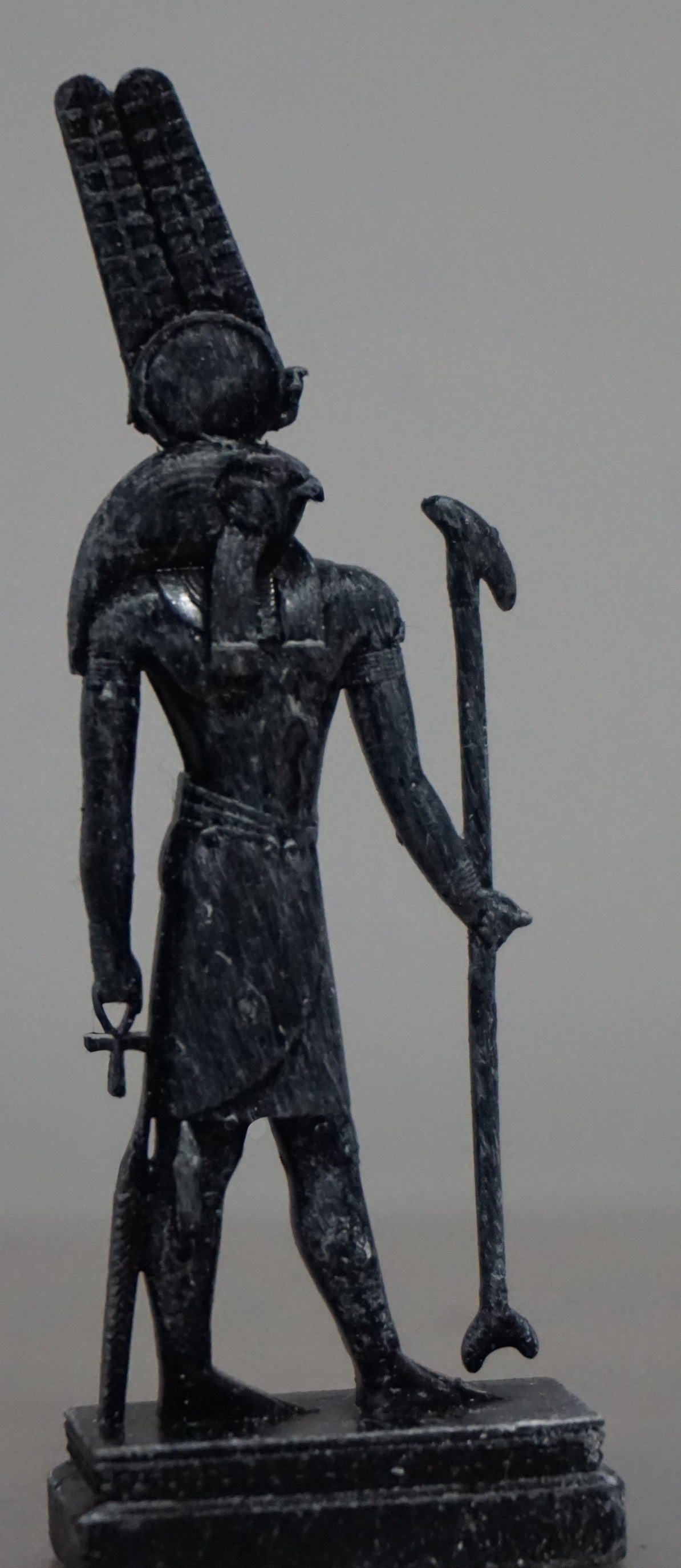 Montu Statue | Egyptian God of War Sculpture | Falcon Headed Warrior Deity | Ancient Egypt Mythology Figurine | Egyptian God Decor