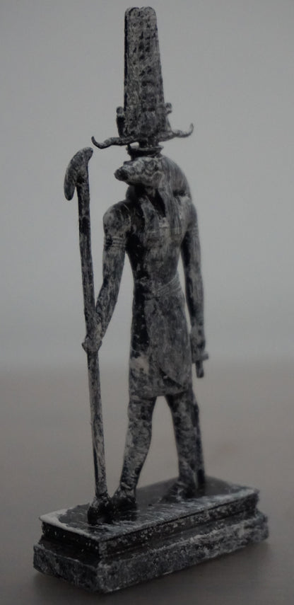 Sobek Statue | Egyptian Crocodile God Sculpture | God of the Nile & Strength | Ancient Egypt Deity Figurine | Egyptian Mythology Decor