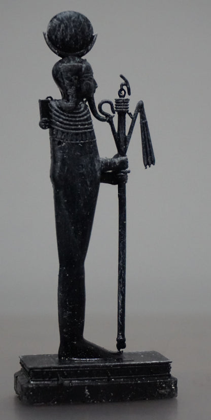 Khonsu Statue | Egyptian Moon God Sculpture | God of the Moon, Healing & Protection | Ancient Egypt Deity Figurine | Egyptian Mythology Decor