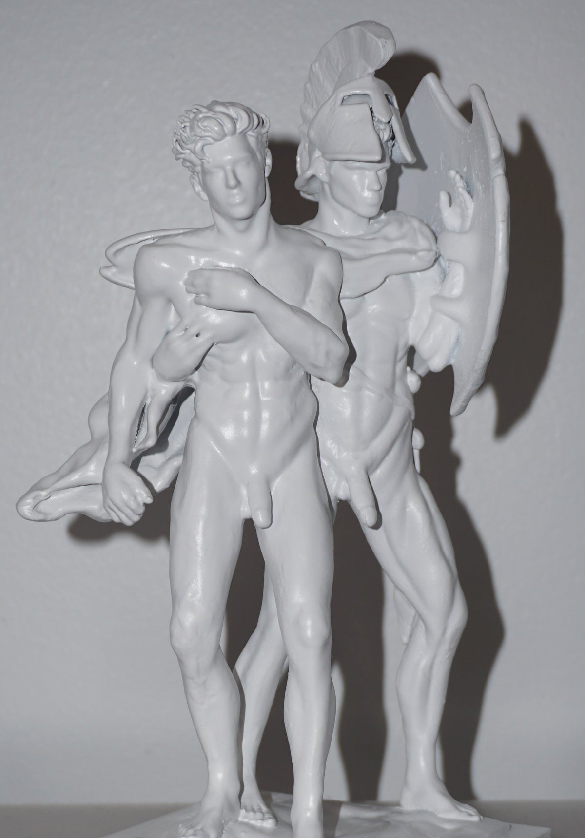 Antique Bronze Achilles and Patroclus Statue Classical Male Sculpture Figurative Art Dramatic Greek Inspired Decor (Copy) (Copy)