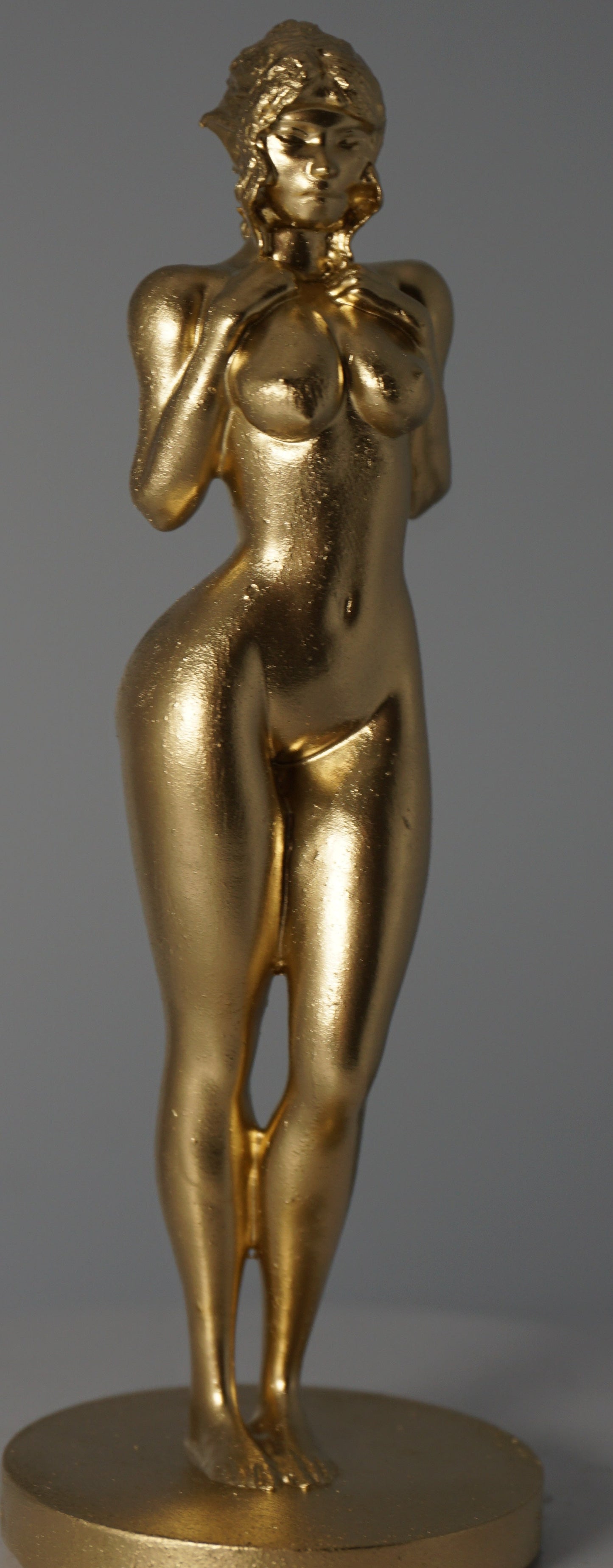 "Golden Dryad" Art Sculpture and figurine elf statue