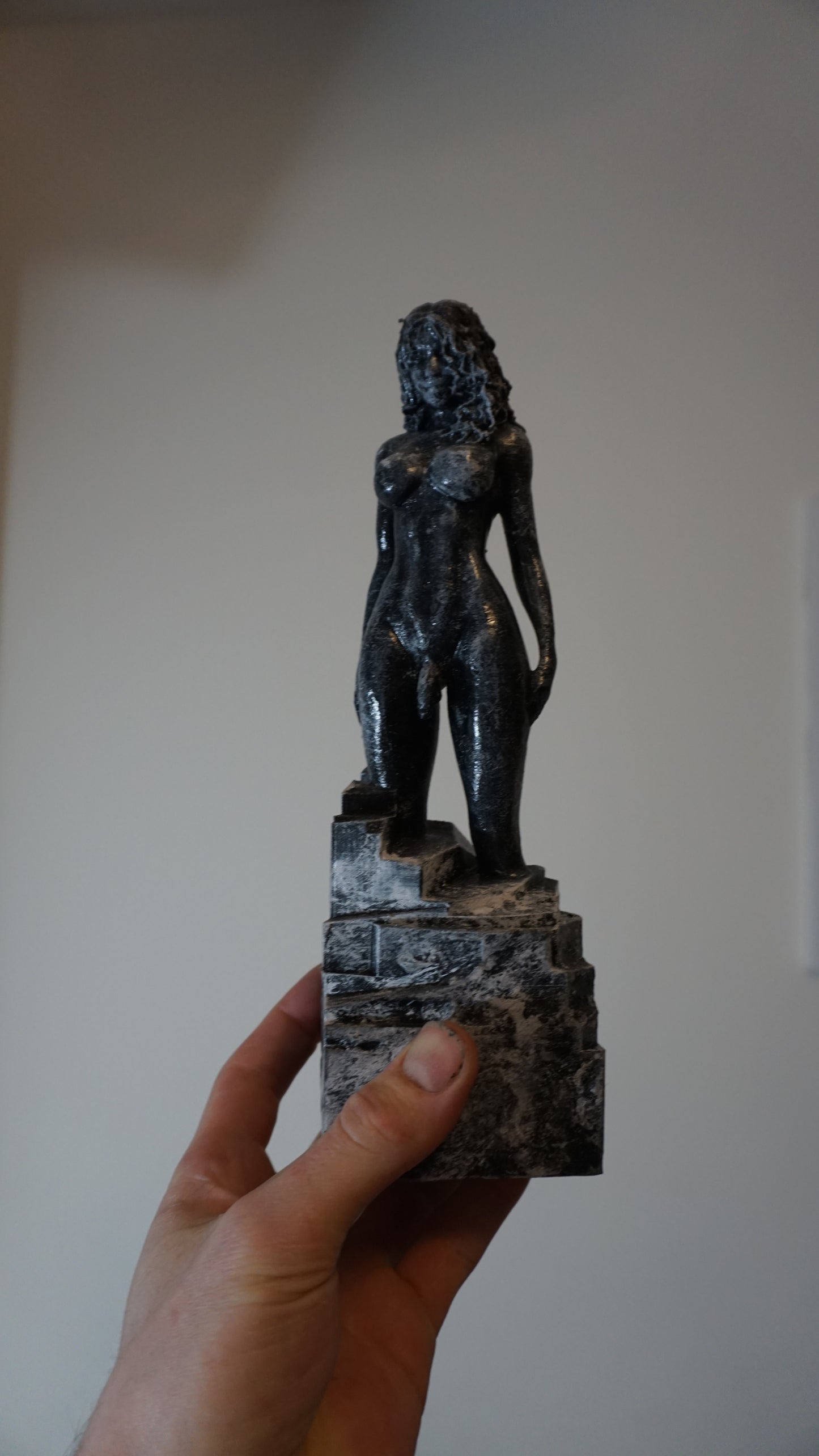Transgender "Stone Sculpted Goddess" Erotic Art Sculpture and figurine