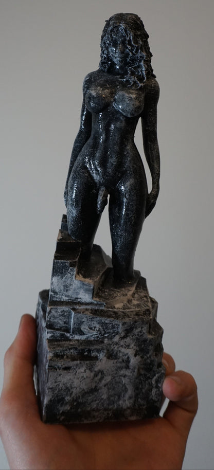Transgender "Stone Sculpted Goddess" Erotic Art Sculpture and figurine