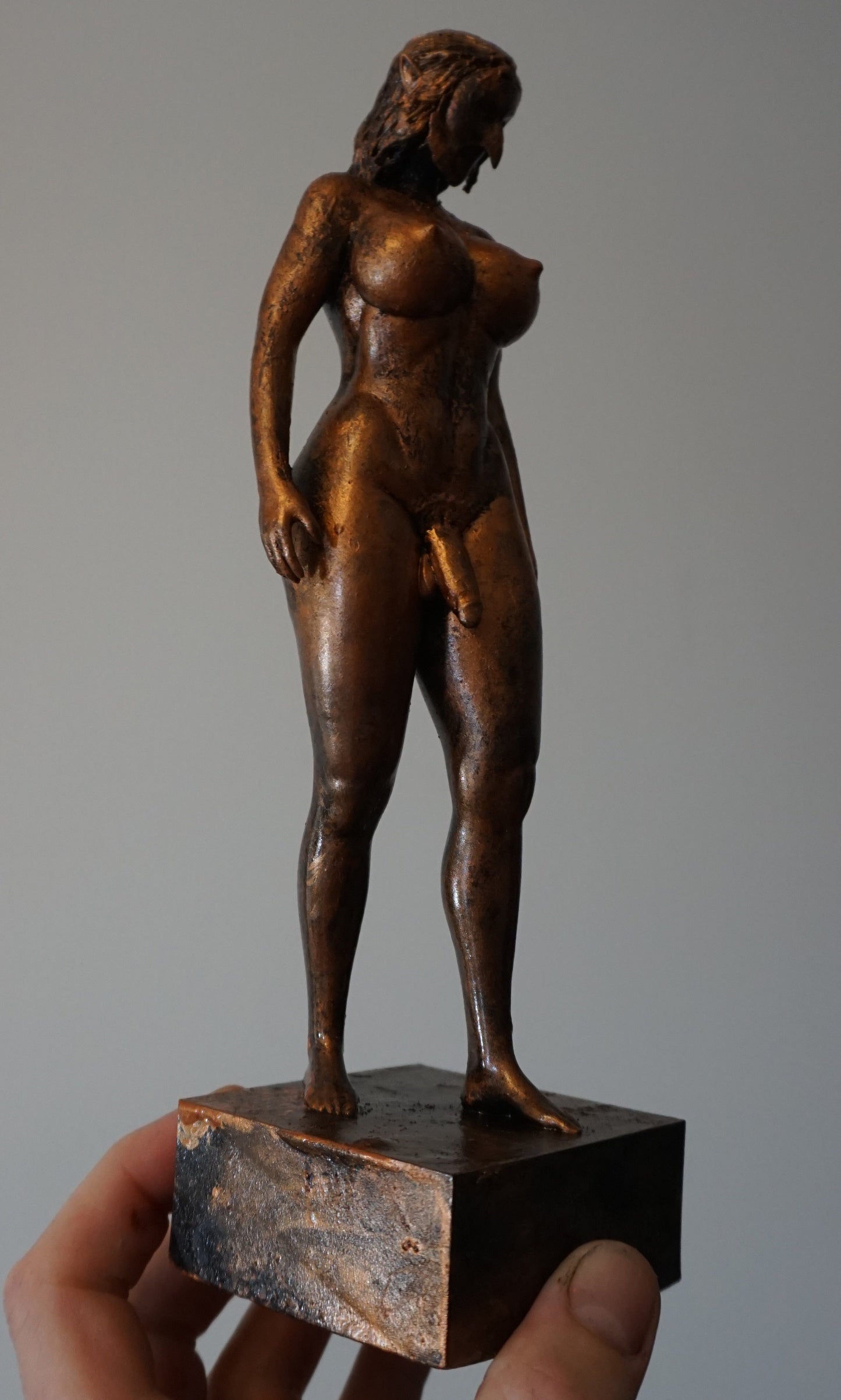 Transgender "Watcher of the night" Art Sculpture and figurine