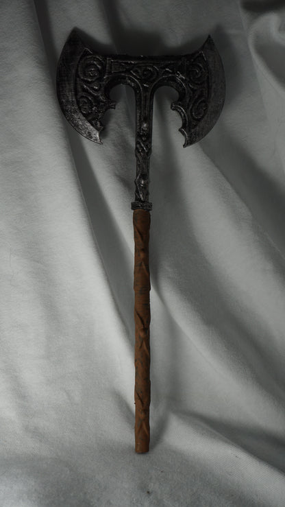 Mini Steel Great Axe Non functional Durable Plastic Replica Cosplay Piece