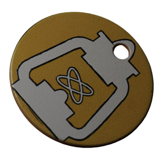 The Railroad Oval Dog Tag