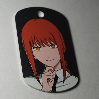 Makima Chainsaw Man Metallic Dog Tag