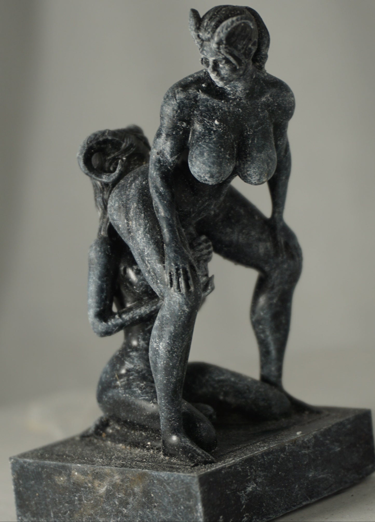 Transgender "Love from behind" Erotic Art Sculpture and figurine