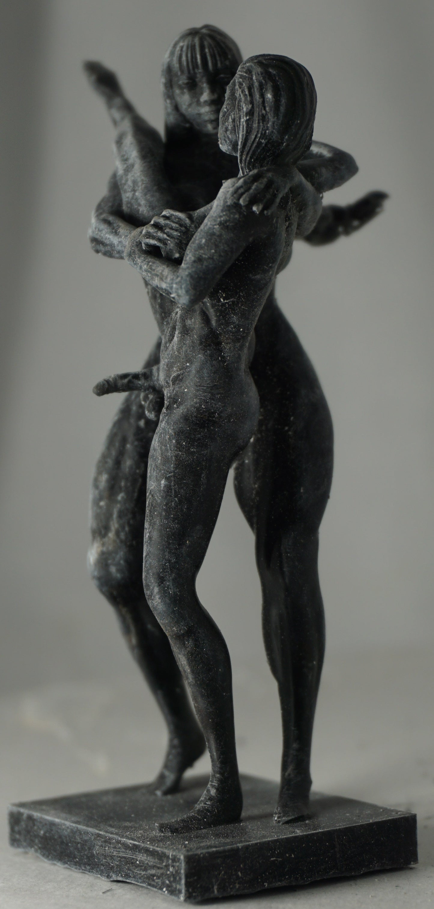 Transgender "Side Love" Erotic Art Sculpture and figurine