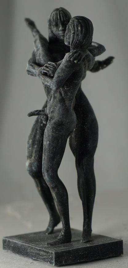 Transgender "Side Love" Erotic Art Sculpture and figurine