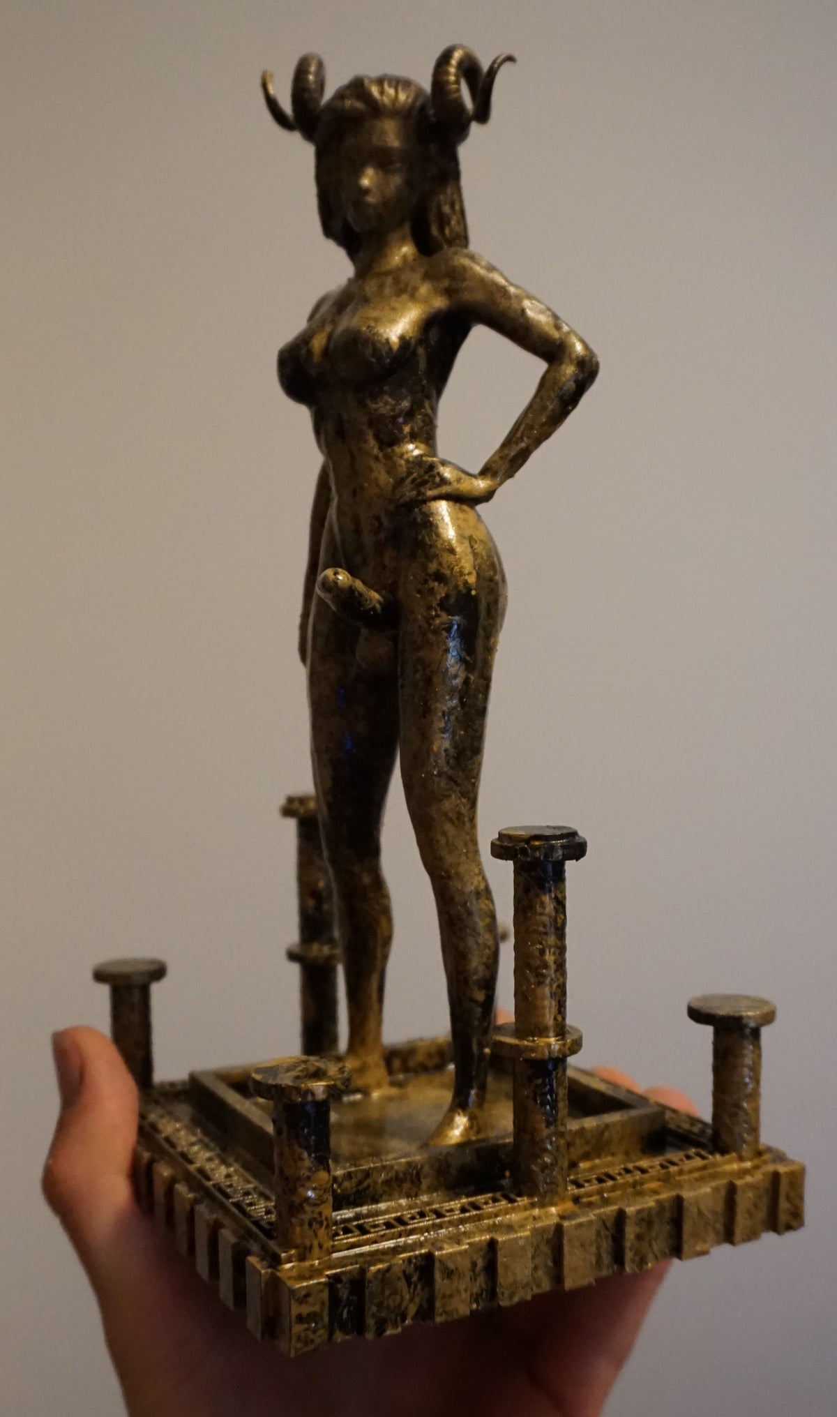 Transgender "Devil Spawn" Erotic Art Sculpture and figurine