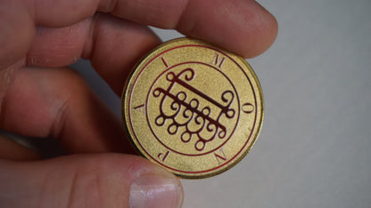 Paimon Coin | King Paimon Sigil Coin | Ars Goetia Collectible | Demonology Occult Coin | Gold Silver Rose Gold | Esoteric Gift