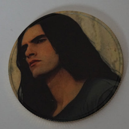 Peter Steele Full Color Collectible Coin | Gothic Metal Music Coin | Type O Negative Inspired Memorabilia | Musician Tribute Collectible