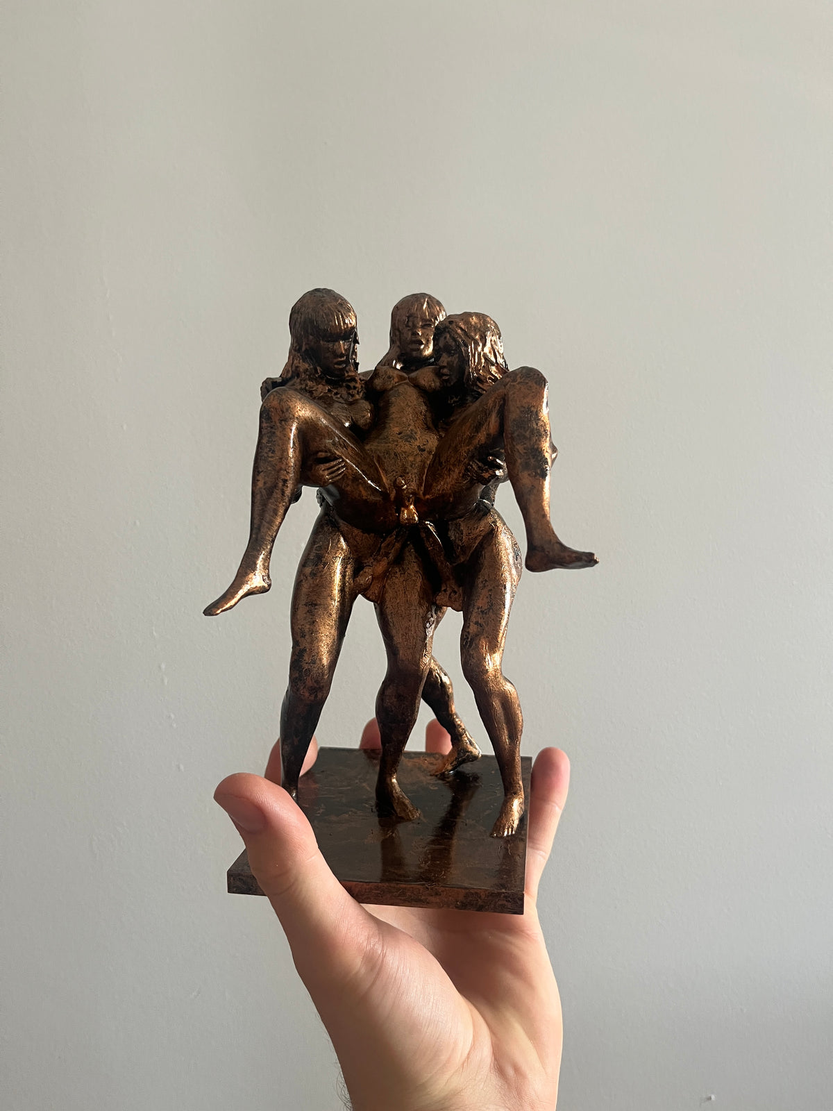 Triples Erotic sculpture and figurine