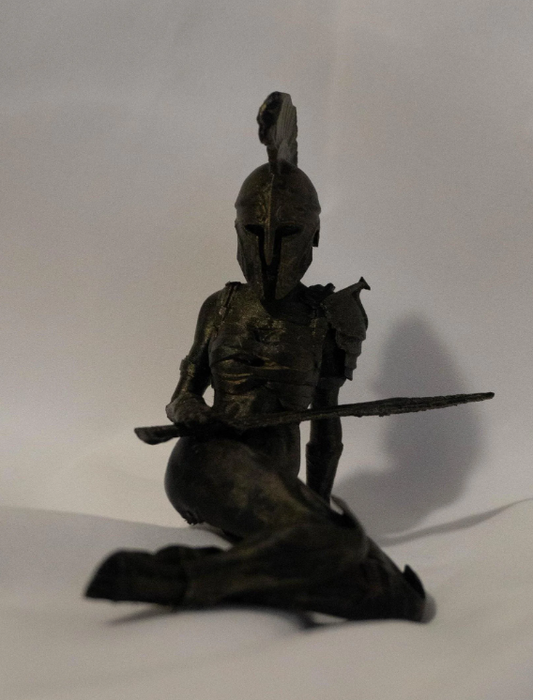 Female, Androgynous, Spartan warrior - Sculpture and Tabletop Decoration Transgender Trans Statue Options Available